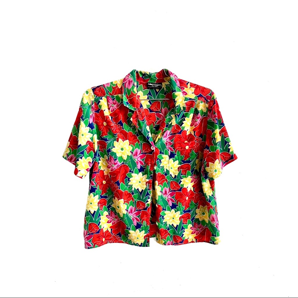 Vintage Floral Button Down